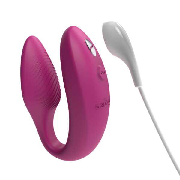 Смарт-вібратор для пар We-Vibe Sync 2 Rose, 10 віброрежимів, пульт ДК