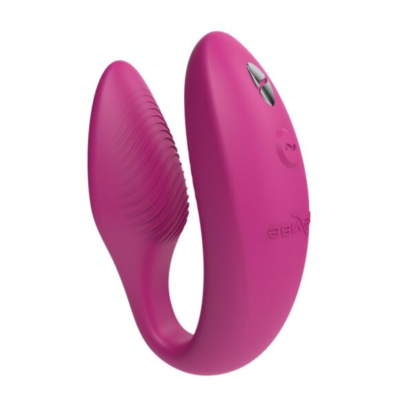 Смарт-вібратор для пар We-Vibe Sync 2 Rose, 10 віброрежимів, пульт ДК