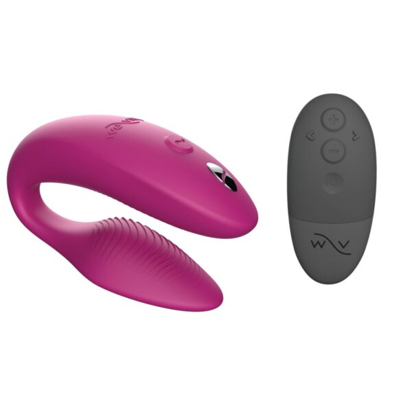 Смарт-вібратор для пар We-Vibe Sync 2 Rose, 10 віброрежимів, пульт ДК