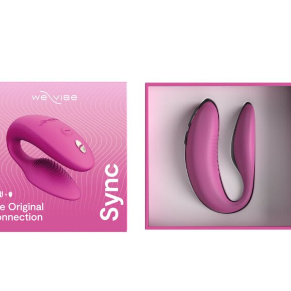 Смарт-вібратор для пар We-Vibe Sync 2 Rose, 10 віброрежимів, пульт ДК