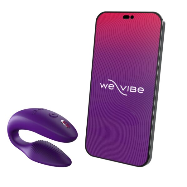 Смарт-вібратор для пар We-Vibe Sync 2 Purple, 10 віброрежимів, пульт ДК