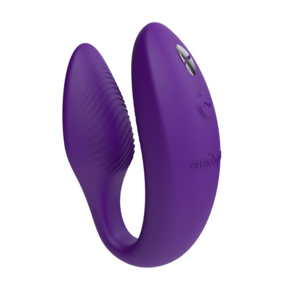 Смарт-вібратор для пар We-Vibe Sync 2 Purple, 10 віброрежимів, пульт ДК