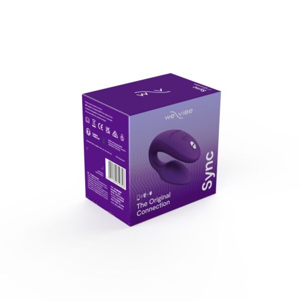 Смарт-вібратор для пар We-Vibe Sync 2 Purple, 10 віброрежимів, пульт ДК