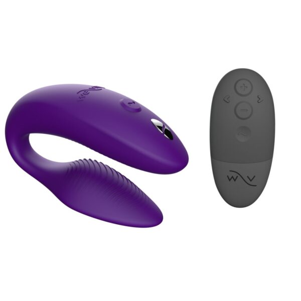 Смарт-вібратор для пар We-Vibe Sync 2 Purple, 10 віброрежимів, пульт ДК