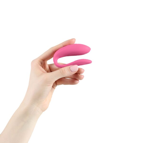 Смарт-вібратор для пар We-Vibe Sync Lite Pink, 10 віброрежимів, можна поєднувати з проникним сексом