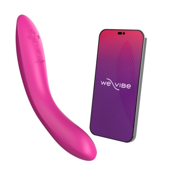 Смарт-вібратор We-Vibe Rave 2 Twisted Pleasure Pink, для точки G та входу в піхву, 2 мотори