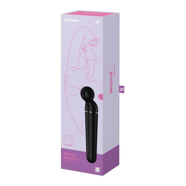 Вібромасажер Satisfyer Planet Wand-er Black/Rosegold