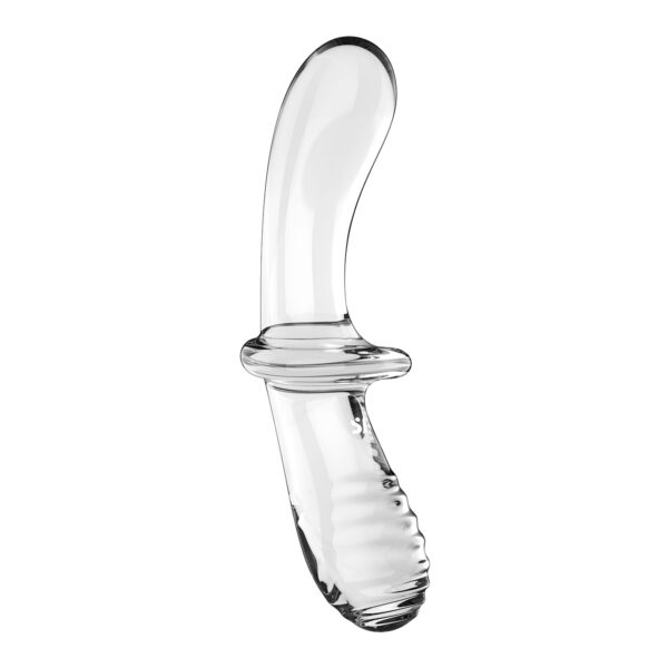 Скляний дилдо Satisfyer Double Crystal (Transparent)