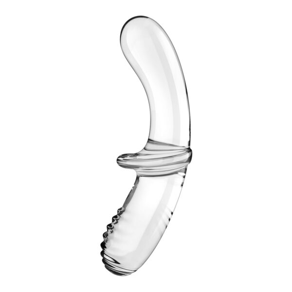 Скляний дилдо Satisfyer Double Crystal (Transparent)