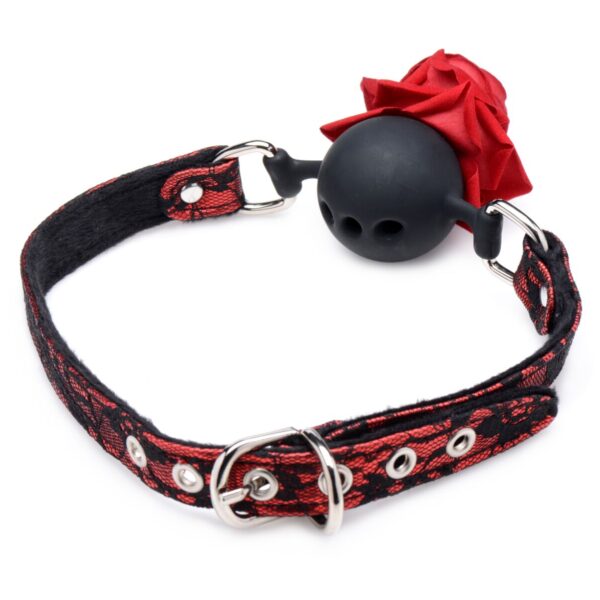 Кляп Master Series Eye-Catching Ball Gag With Rose