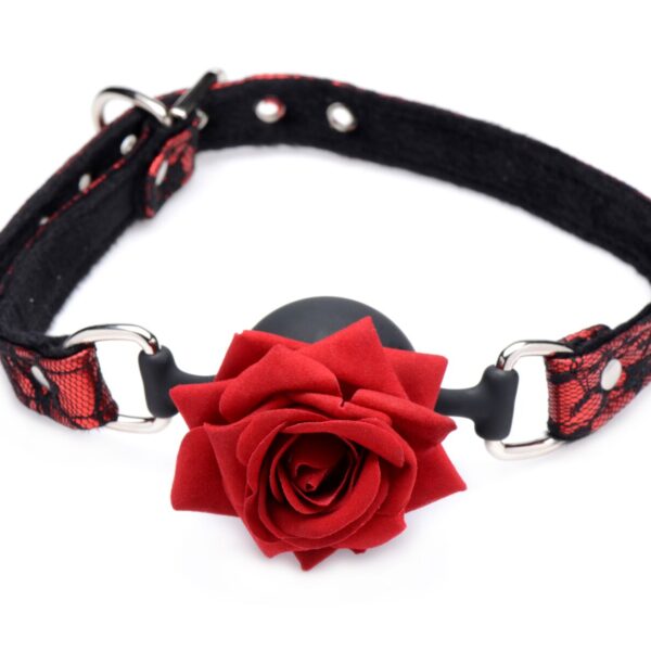 Кляп Master Series Eye-Catching Ball Gag With Rose