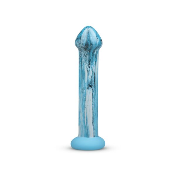 Скляний дилдо Gildo - Ocean Ripple Glass Dildo