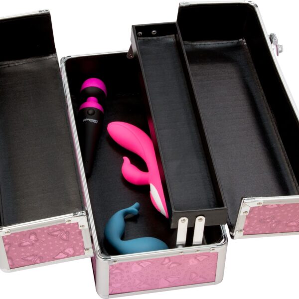 Кейс для зберігання секс-іграшок BMS Factory - Large Lokable Vibrator Case Pink