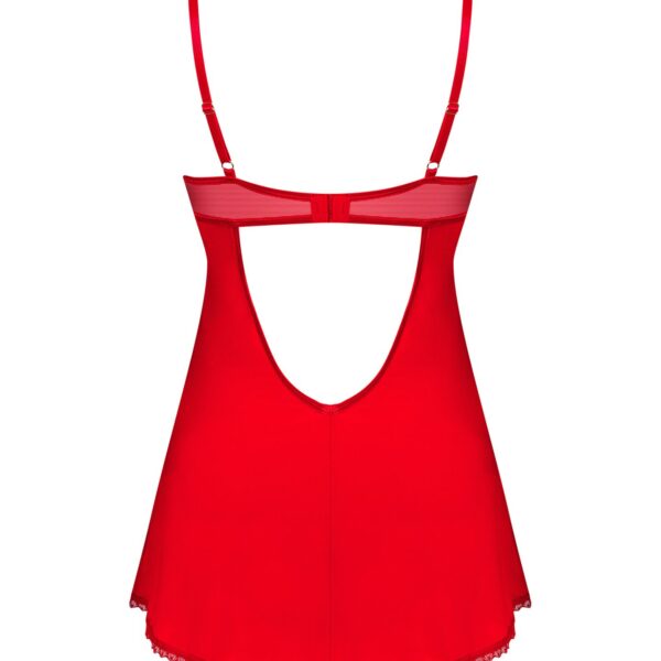 Пеньюар Obsessive Ingridia chemise & thong XS/S