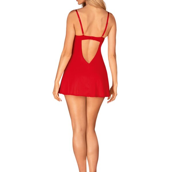 Пеньюар Obsessive Ingridia chemise & thong M/L