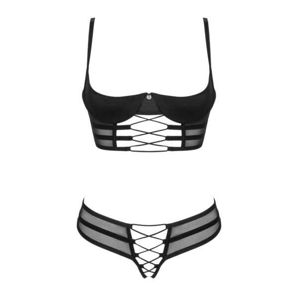 Комплект Obsessive Roxelia 2-pcs crotchless set XS/S