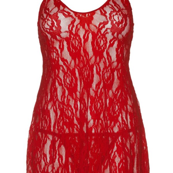 Пеньюар Leg Avenue Rose Lace Flair Chemise Red One Size