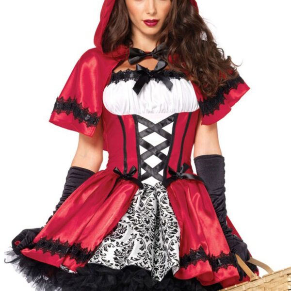 Костюм червоної шапочки Leg Avenue Gothic Red Riding Hood S