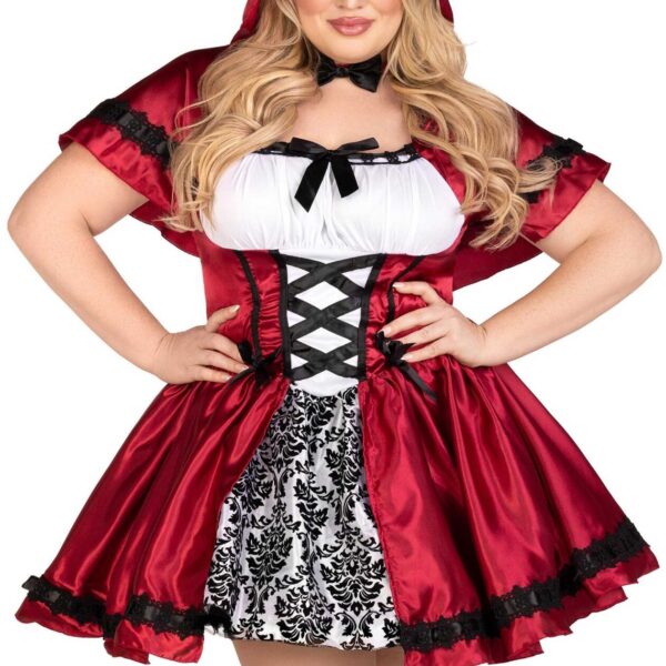 Костюм червоної шапочки Leg Avenue Gothic Red Riding Hood 1X-2X