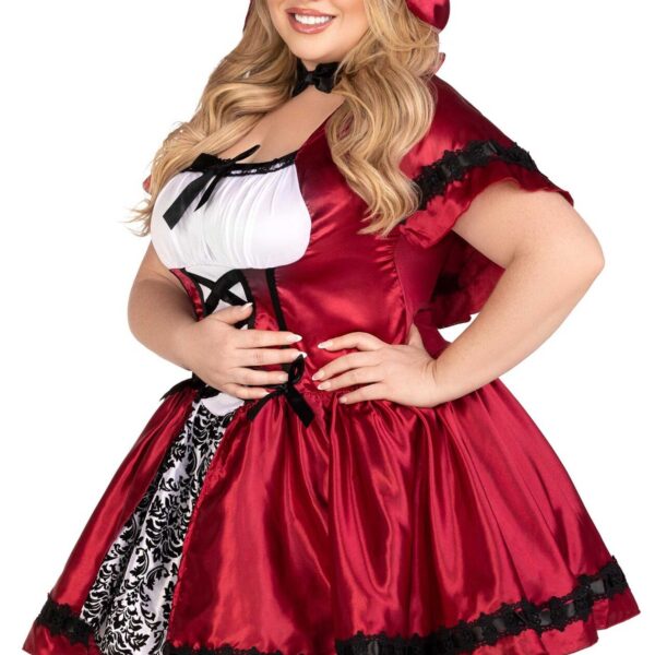 Костюм червоної шапочки Leg Avenue Gothic Red Riding Hood 1X-2X