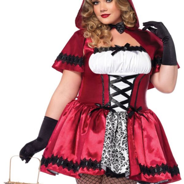 Костюм червоної шапочки Leg Avenue Gothic Red Riding Hood 1X-2X