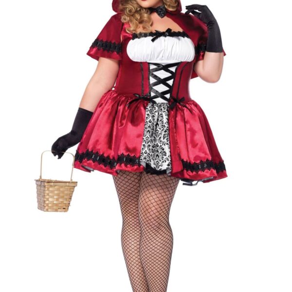 Костюм червоної шапочки Leg Avenue Gothic Red Riding Hood 1X-2X