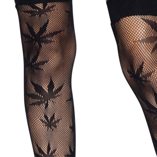 Панчохи Leg Avenue 420 Net thigh highs Black