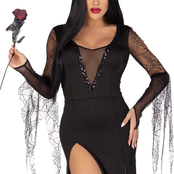 Еротичний костюм Мортіші Аддамс Leg Avenue Sexy Spooky Morticia M