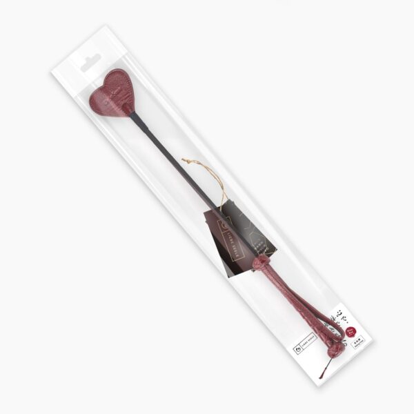 Ляскалка Liebe Seele Wine Red Riding Crop with Heart-Shape Tip