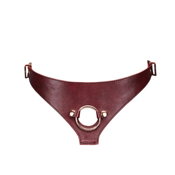 Трусики для страпона Liebe Seele Wine Red Strap on Harness