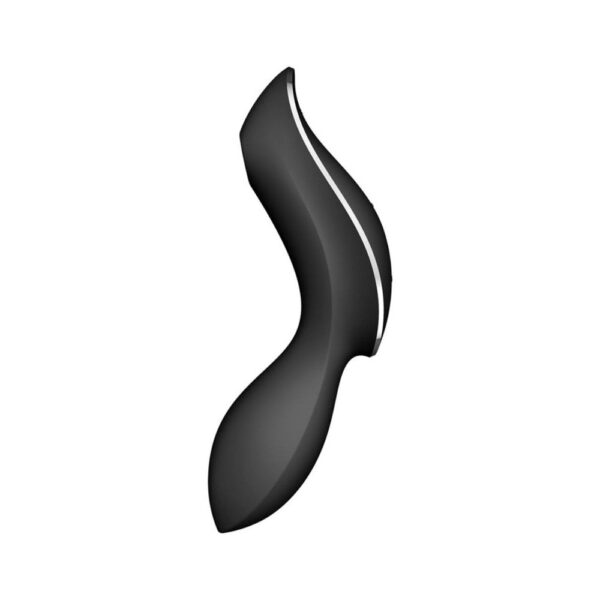 Вакуумний стимулятор з вібрацією Satisfyer Curvy Trinity 2 Black