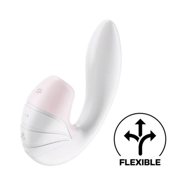 Вакуумний вібратор Satisfyer Supernova White, 2 положення ствола