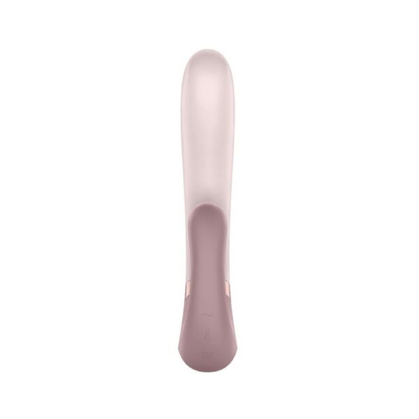 Смарт вібратор-кролик із підігрівом Satisfyer Heat Wave Mauve