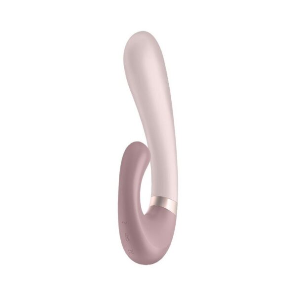 Смарт вібратор-кролик із підігрівом Satisfyer Heat Wave Mauve