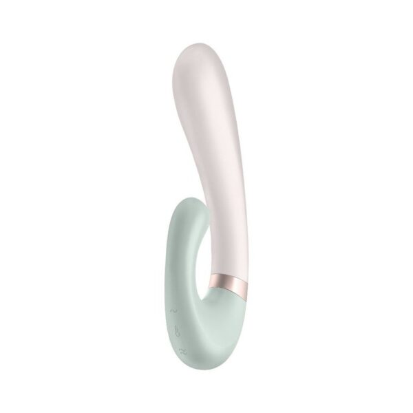 Смарт вібратор-кролик із підігрівом Satisfyer Heat Wave Mint