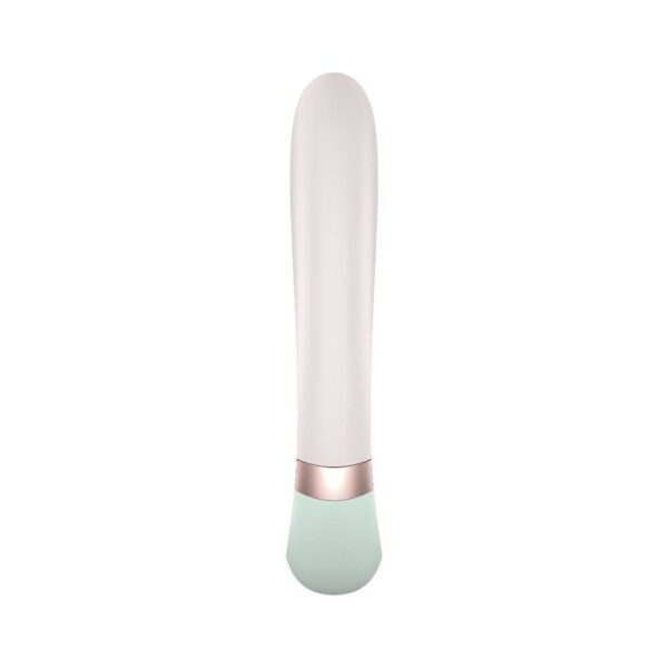 Смарт вібратор-кролик із підігрівом Satisfyer Heat Wave Mint