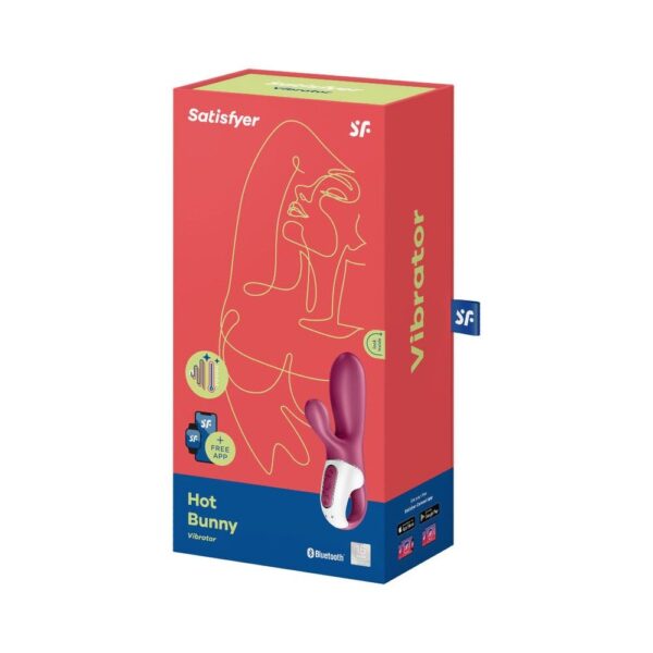 Смарт вібратор кролик із підігрівом Satisfyer Hot Bunny