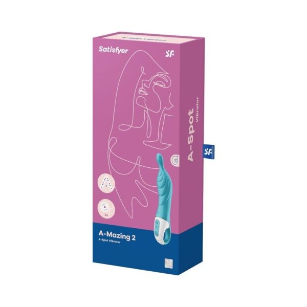 Вібратор для точки А Satisfyer A-Mazing 2 Turquoise