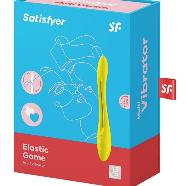 Універсальний гнучкий вібратор для пар Satisfyer Elastic Game Yellow