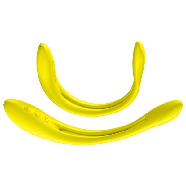 Універсальний гнучкий вібратор для пар Satisfyer Elastic Game Yellow