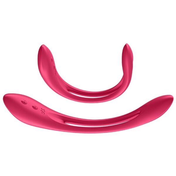 Універсальний гнучкий вібратор для пар Satisfyer Elastic Joy Red