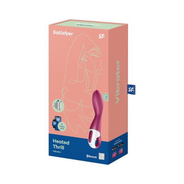 Смарт вібратор точки G Satisfyer Heated Thrill з функцією підігріву