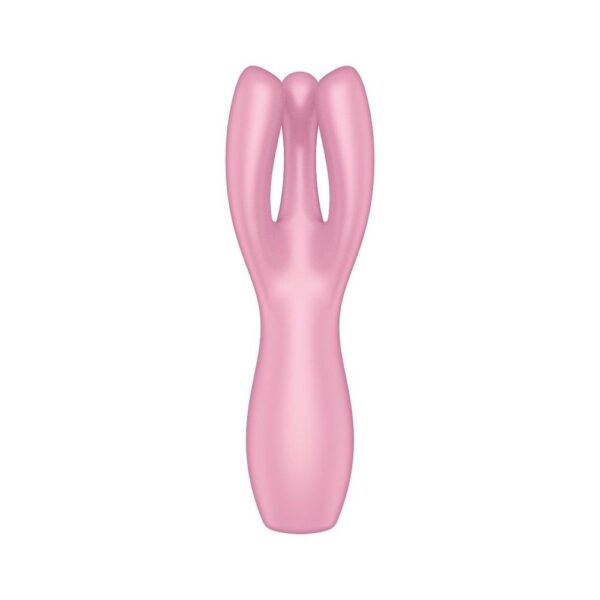 Кліторальний вібратор Satisfyer Threesome 3 Pink з трьома пальчиками