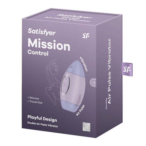 Вакуумний вібратор Satisfyer Mission Control Violet