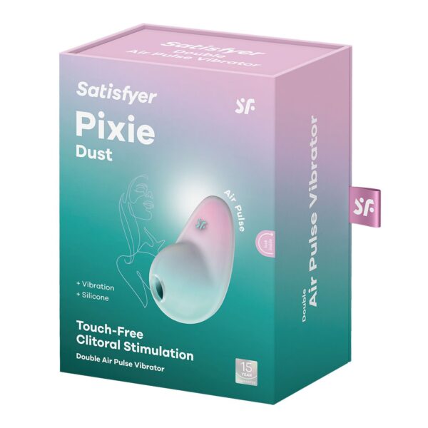 Вакуумний вібратор Satisfyer Pixie Dust Mint/Pink