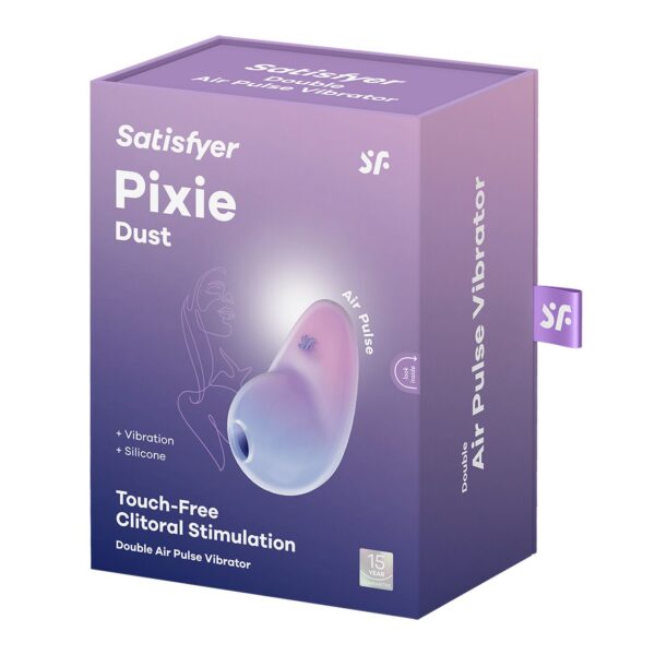 Вакуумний вібратор Satisfyer Pixie Dust Violet/Pink