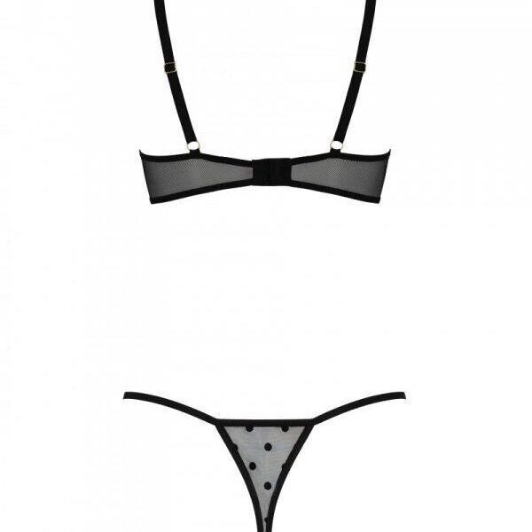 Комплект MARINA SET WITH OPEN BRA black L/XL - Passion