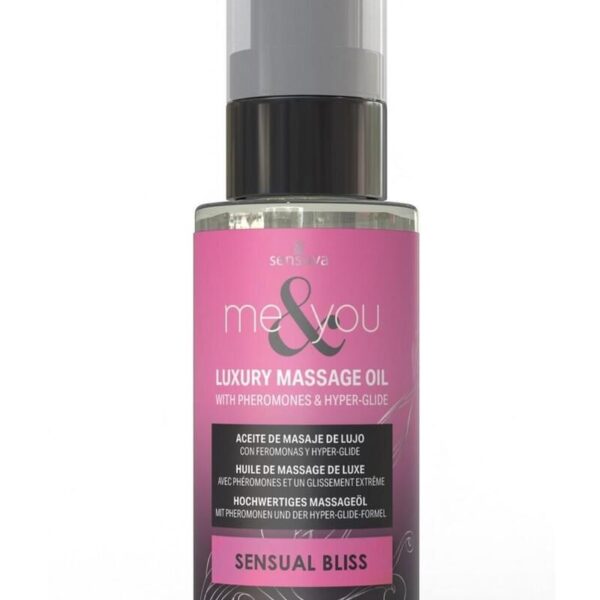 Масажна олія Sensuva Me&You - Sensual Bliss (Pink Grapefruit & Vanilla Bean) 59 мл