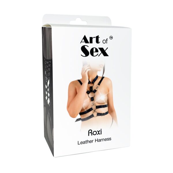 Сексуальна портупея жіноча Art of Sex - Roxi, розмір XS-2XL, колір чорний