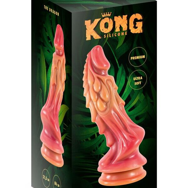 Фентезійний фалоімітатор Kong Silicone The Dragon